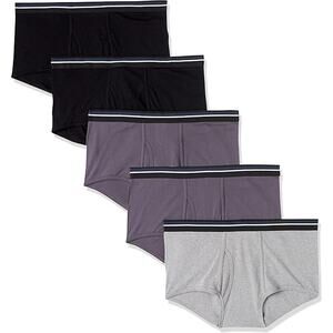 New 5 Pack Amazon Essentials Mens 5XL Tag Free Breathable Briefs Underwear